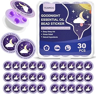 Kids Sleep Patches, Goodnight Sleep Oil Bead Sleeping Aid Patches (30 PCS, Serving Up to 120 Nights), Upgraded Sweet Dream Formula with 100% Natural Plant Ingredients