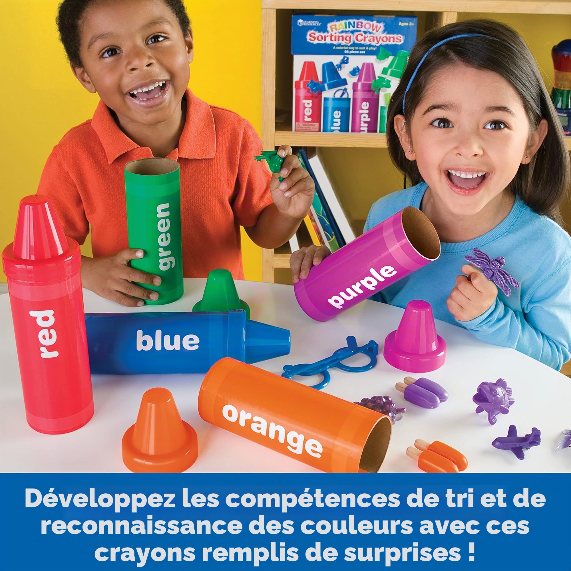 Learning Resources Crayons de tri Arc-en-Ciel