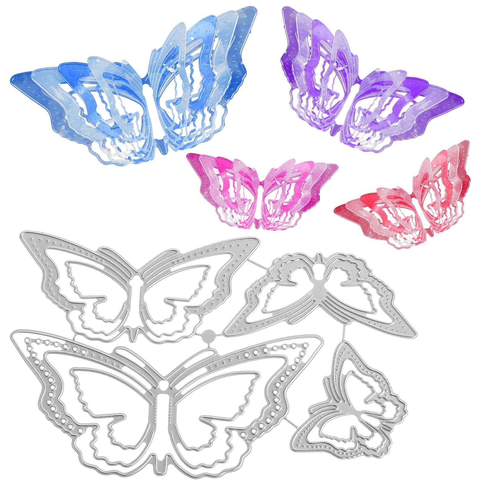 Rose Lantern Metal Die Cuts - Carbon Steel Cutting Dies For Card Making And Scrapbooking Projects