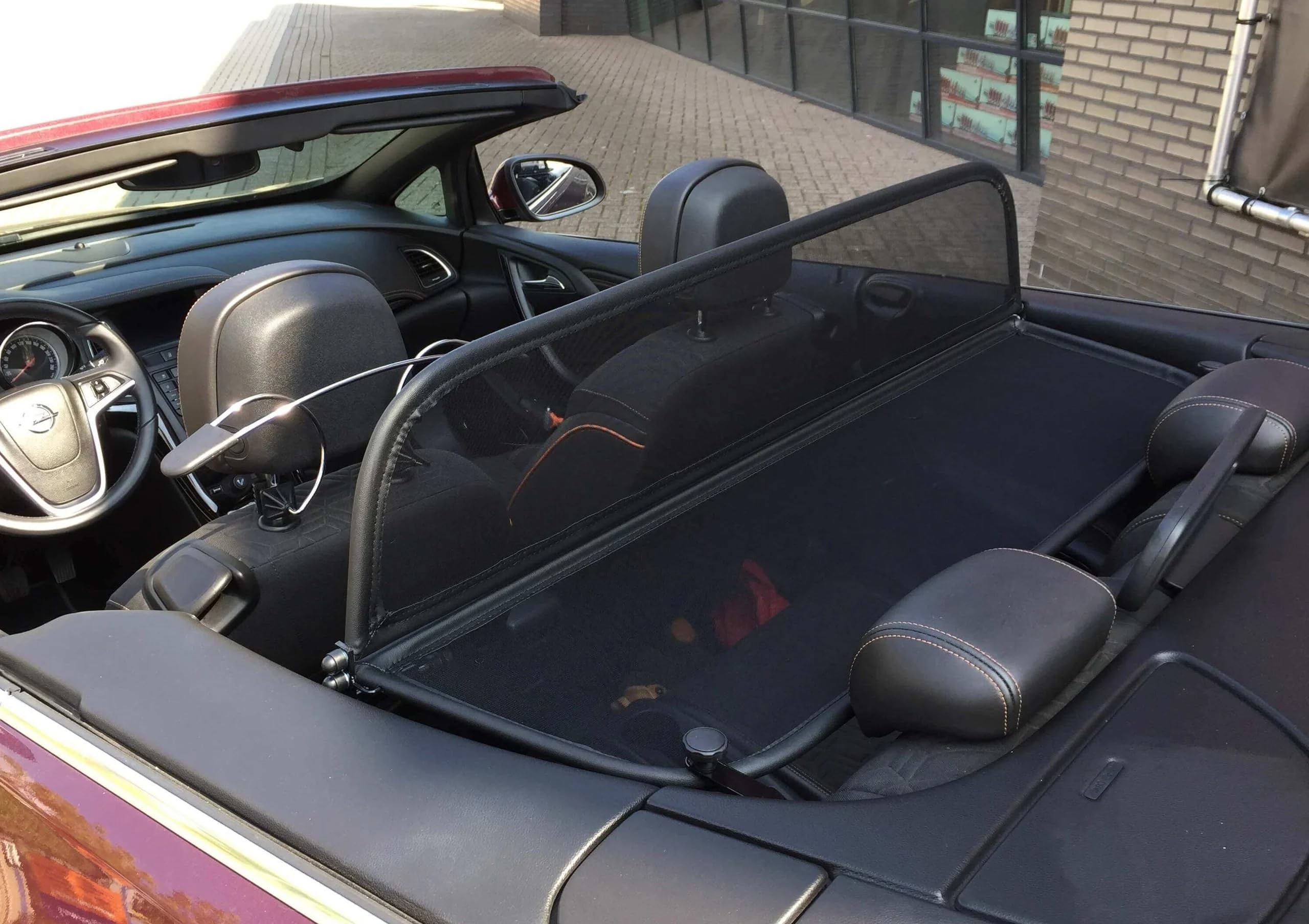 Amazon | Opel Cascada(2013年以降)用ウィンドディフレクター 