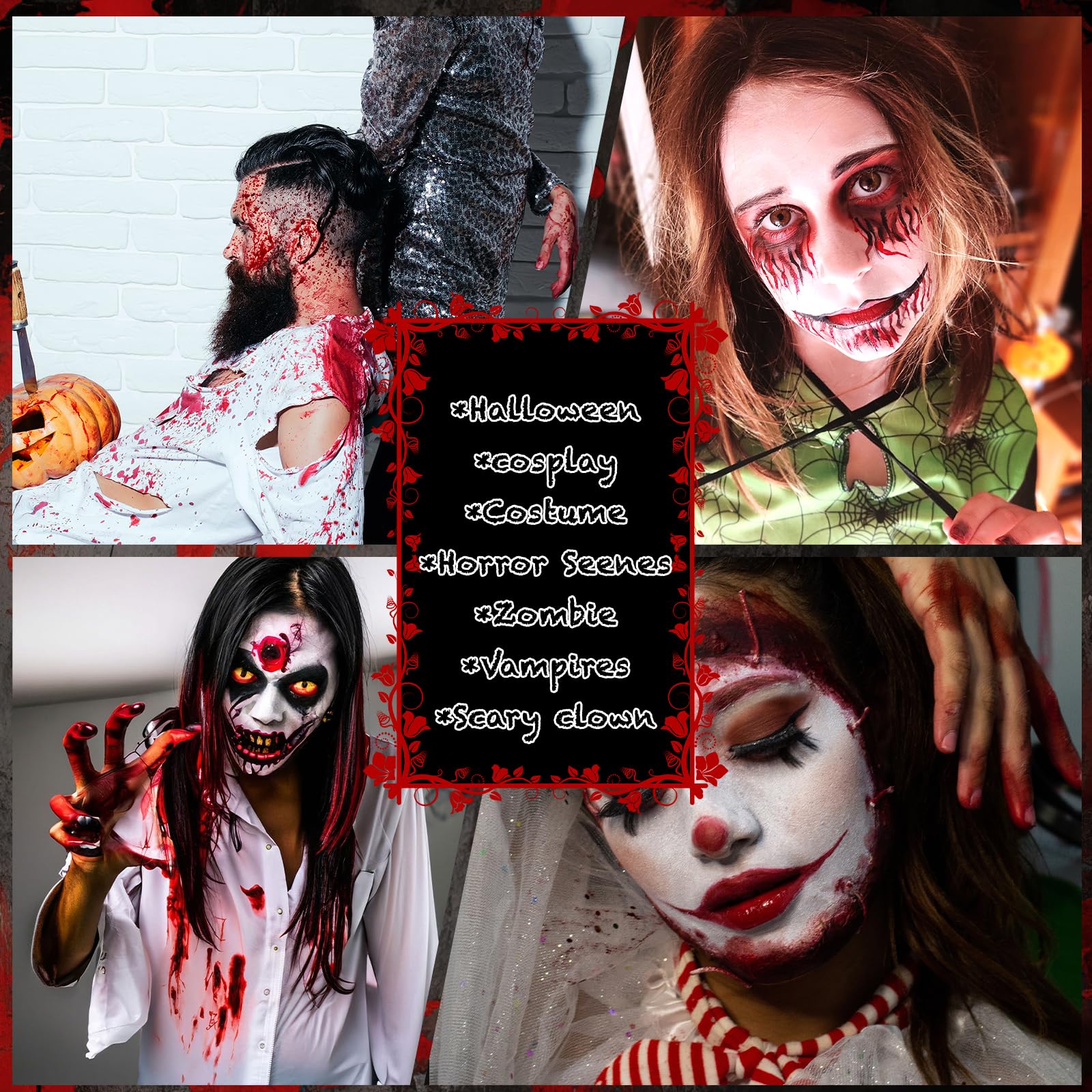 Sangue Extra Spessore Stylex Party Per Halloween - SFX Bloody Scab Per Zombie E Vampiri