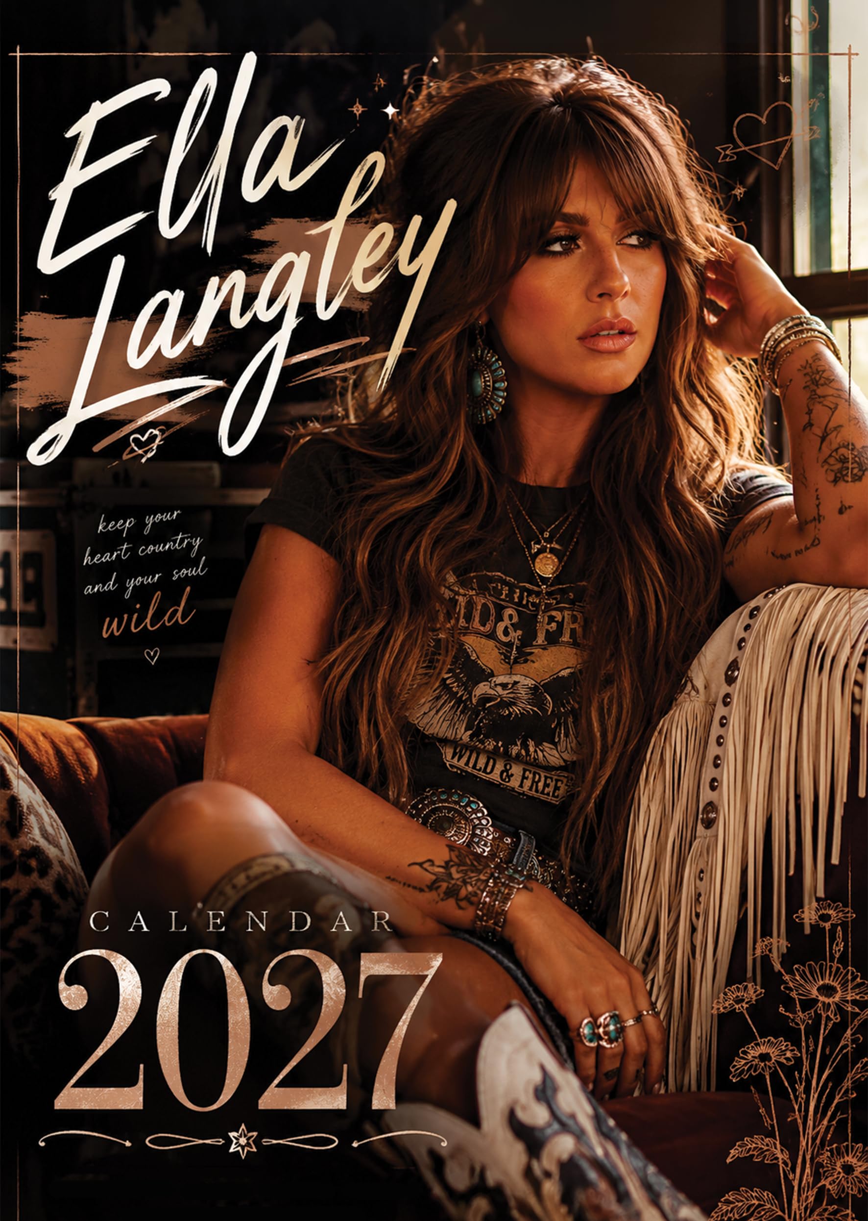 Ella Langley 2027 Wall Calendar | A3 Size | Premium Quality | Ideal for Fans & Collectors