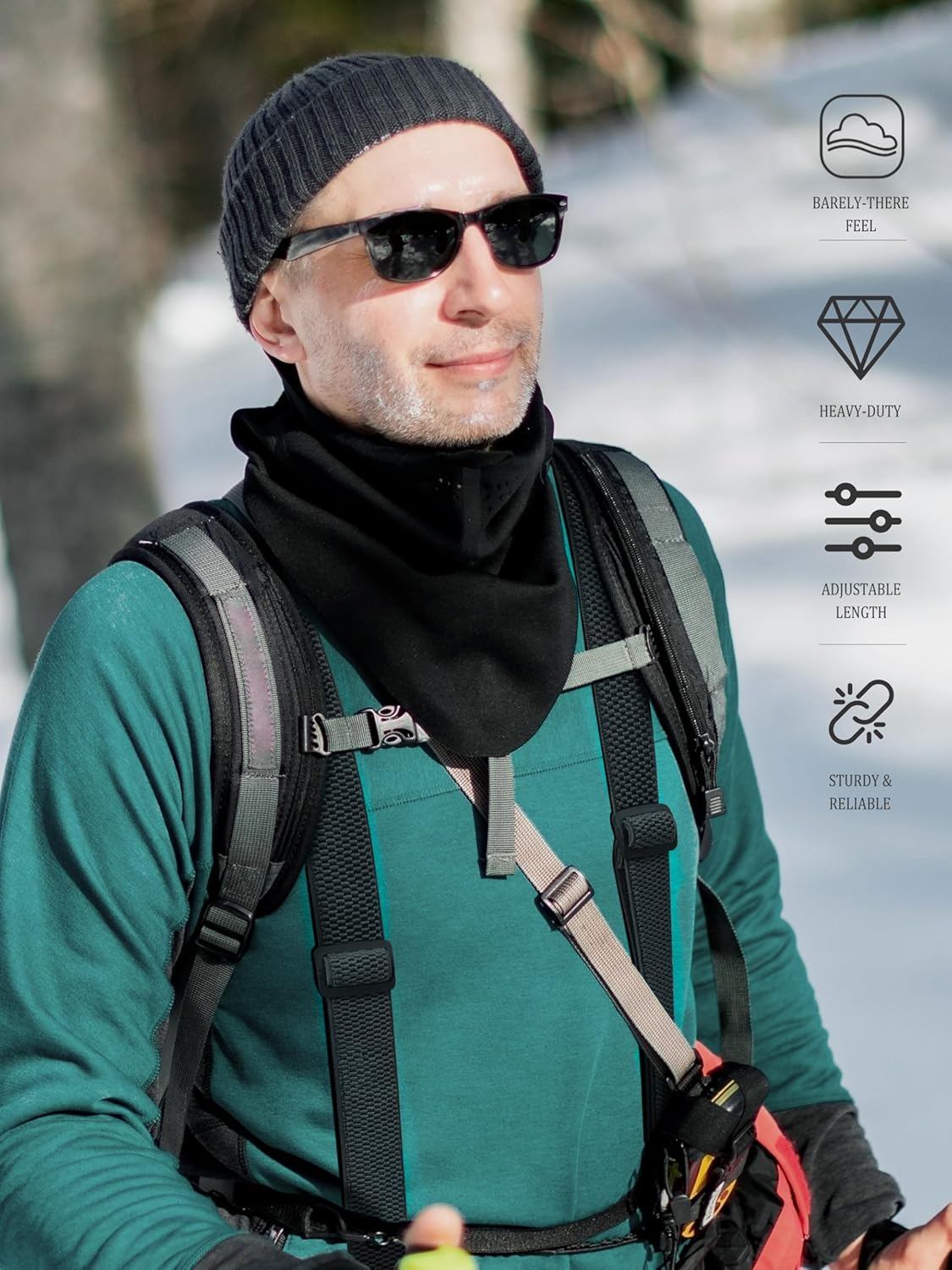 Hidden Suspenders for Men 1.5'' Heavy-Duty Under Clothes 3 Snap Loops Outdoor & Skiing - Image 3