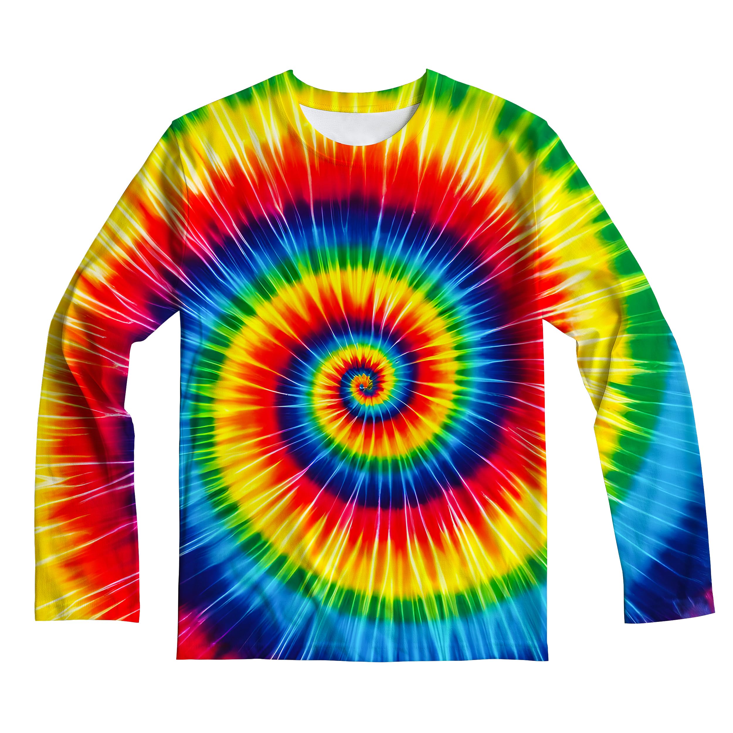 Kids Tie Dye Sun Protection Shirt UPF 50+ Long Sleeve Rash Guard Swim Shirts for Boys Girls