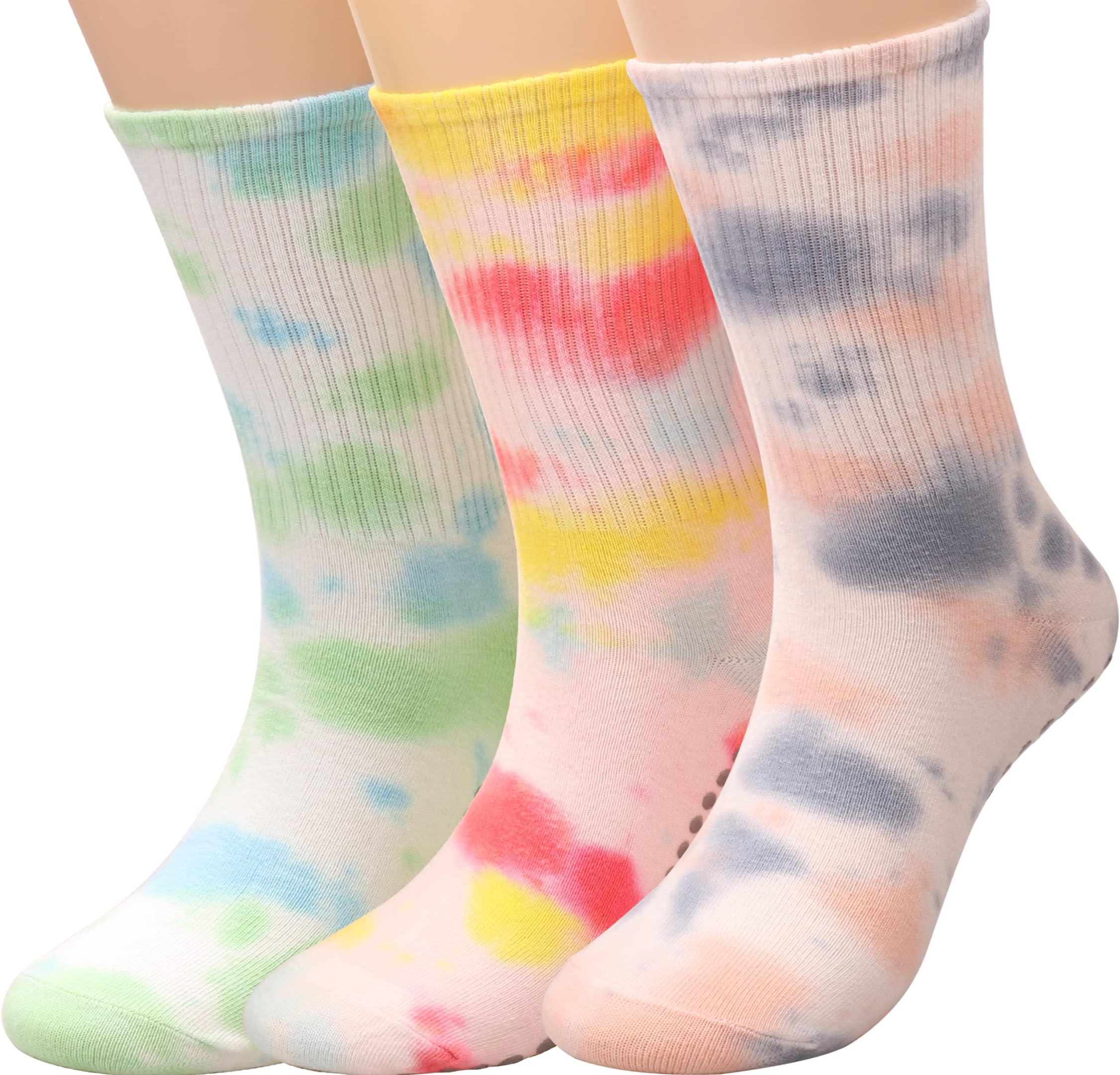 TINTAO Women's Athletic Yoga Socks,Grip yoga Non-Slip Socks for Pilates,Barre,Ballet,Fitness,5-10#W1051