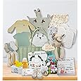 The Ultimate New Baby Gift Basket Unisex | Green Baby Shower Gift Set w/Diaper Caddy, Essentials & Keepsakes | Care Package for New Mom, Baby Boy or Girl | Welcome Baby Present w/Clothes & Nursery