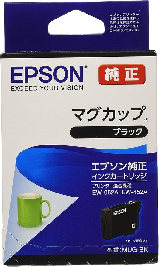 Amazon エプソン 純正 インクカートリッジ マグカップ Mug Bk ブラック エプソン インクカートリッジ 通販