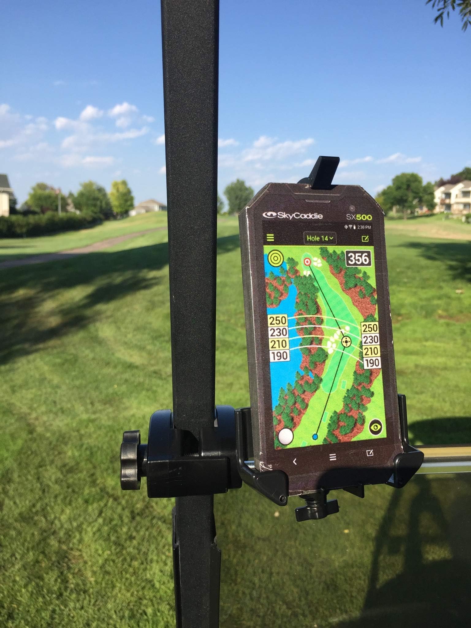 Golf Cart Mount/Holder for SkyCaddie SX500