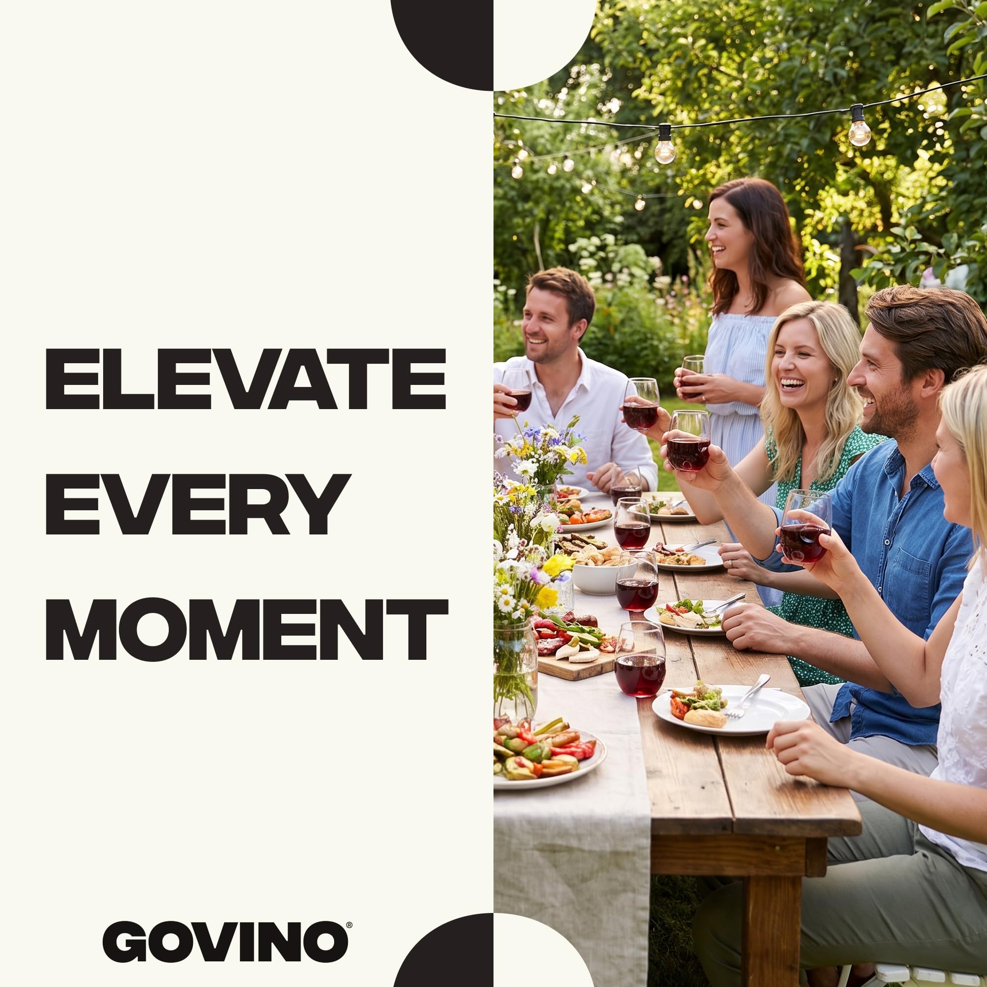 Govino Shatterproof Wine Glasses - Set of 4 -6