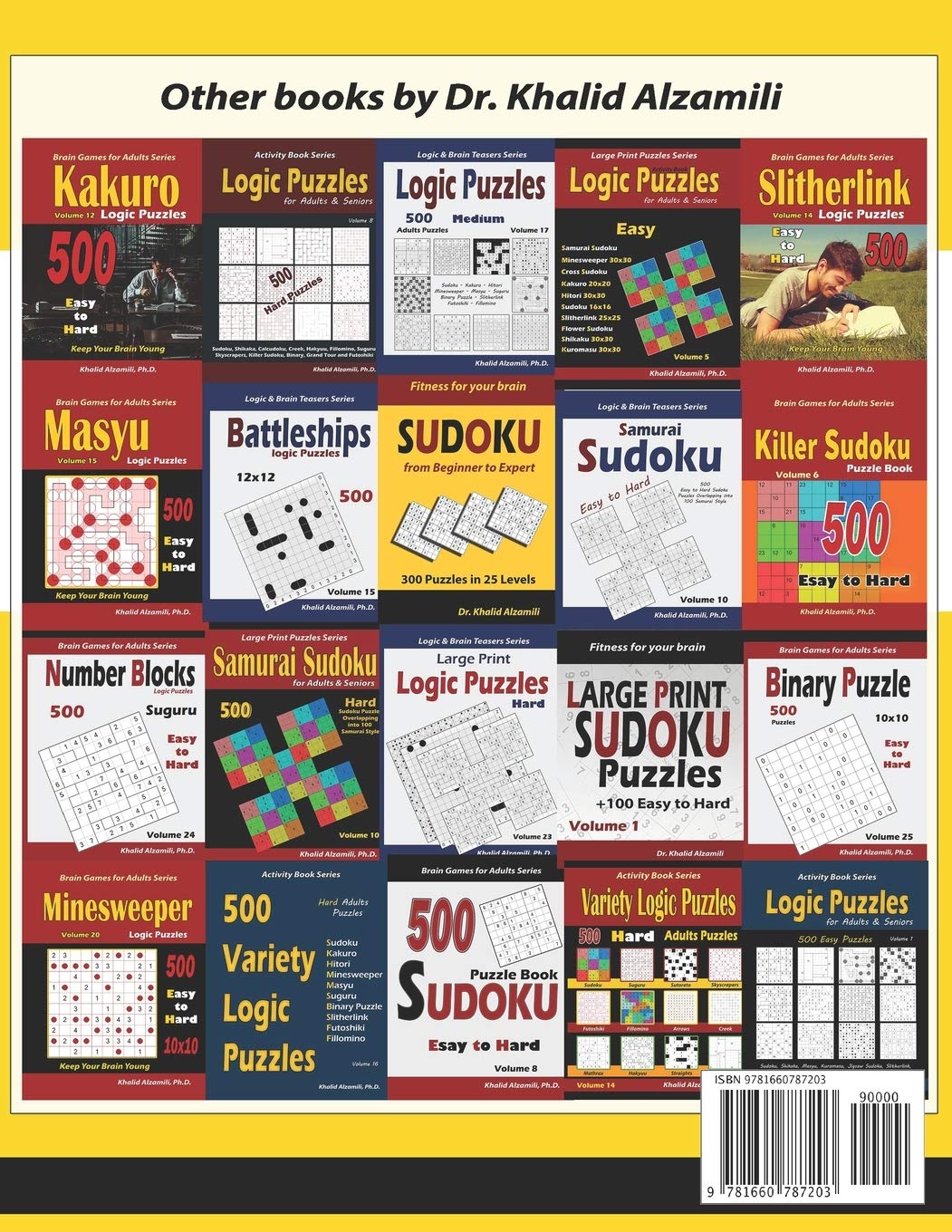 Tons of Kakuro for Adults & Seniors: 1000 Cross Sums Puzzles (10x10) (Logic & Brain Teasers Series)