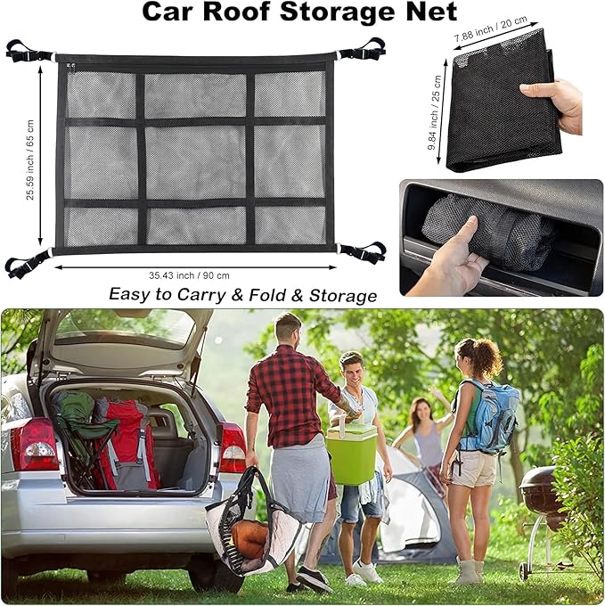 Red Organizadora Techo SUV miniatura 4