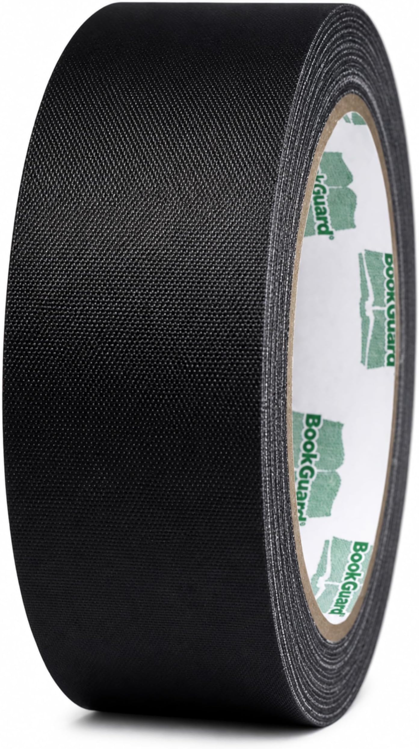 BookGuard Black Bookbinding Tape, 1-1/2 Inch x 15 Yards, 13 Mil Vinyl-Coated Cotton Cloth Book Repair Tape for Book Spine Repair, Library Books, School Books, Hymnals and Bibles