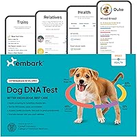 Vista 1 de Embark Prueba de ADN para perros Kit para raza y salud Identificación de raza y detección de salud genética canina