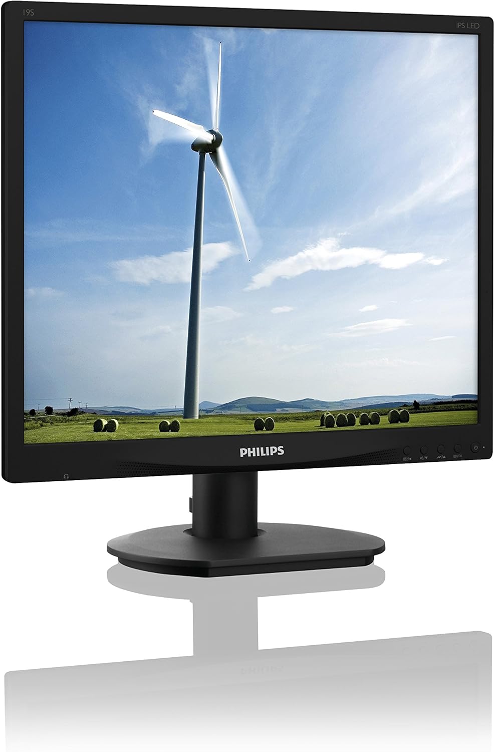 Philips 19S4QAB Monitor 19 LED IPS, Formato 5:4, Risoluzione 1280 x 1024, 5 ms, DVI, VGA, Inclinabile, Casse Audio Integrate, Attacco VESA, Flicker Free, Nero Philips 19S4QAB Monitor 19 LED IPS, Formato 5:4, Risoluzione 1280 x 1024, 5 ms, DVI, VGA, Inclinabile, Casse Audio Integrate, Attacco VESA, Flicker Free, Nero