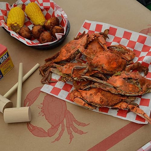 Miniatura 5 de 18 piezas de martillos de cangrejo de madera de langosta mariscos