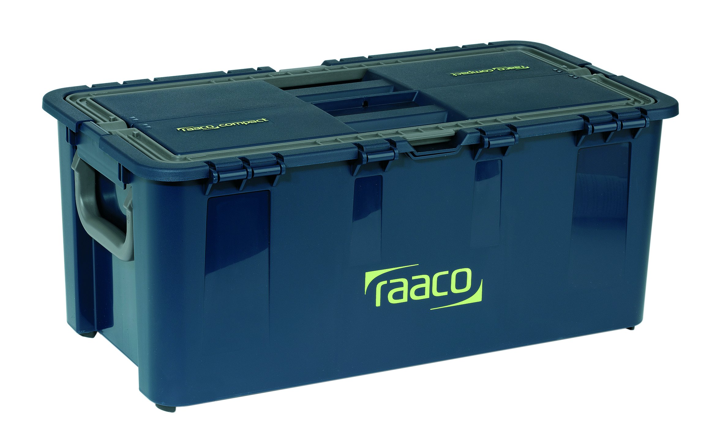 raaco Compact 37 Azul Polipropileno (PP) - Cajas de herramientas (Azul, Polipropileno (PP), 540 mm, 296 mm, 230 mm, 3,69 kg)