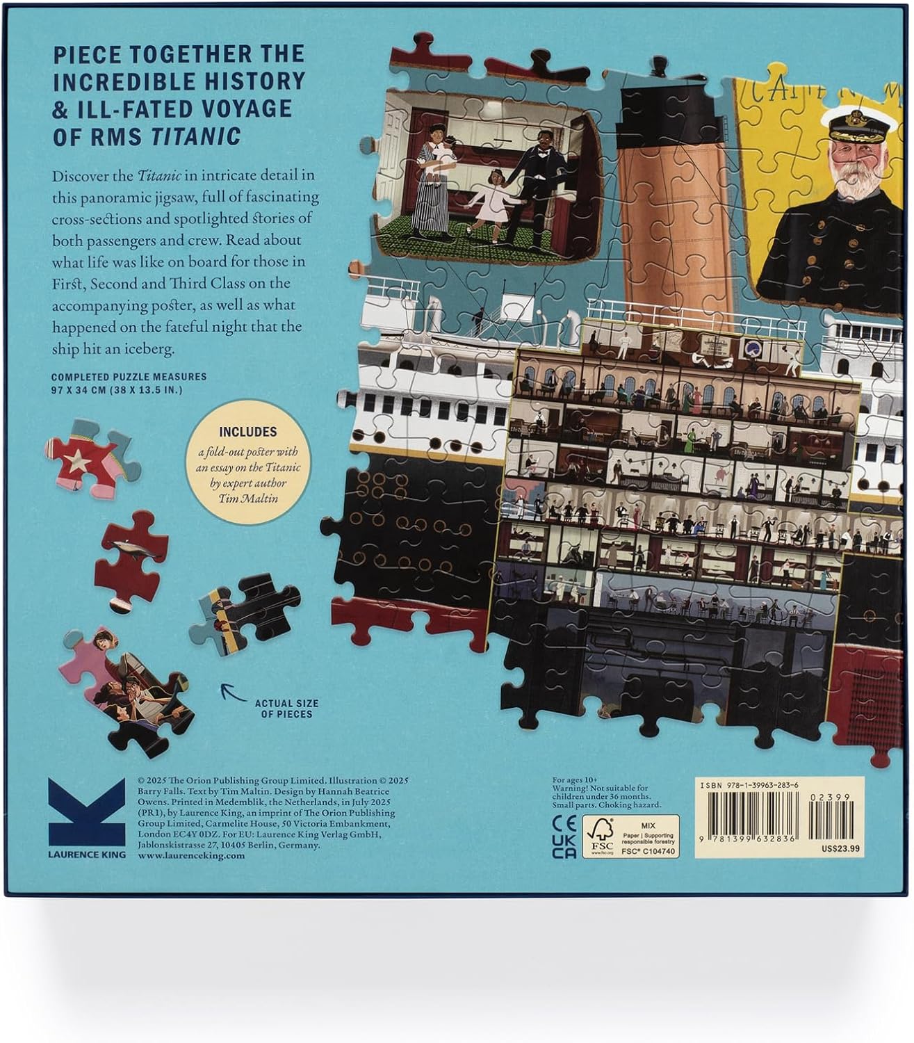 The World of The Titanic: A 1000-piece Jigsaw Puzzle by Barry Falls