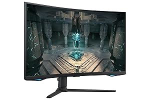 Samsung 32" Odyssey QHD G65B Curved Gaming Monitor, 240Hz, 1ms (GTG), HDR 600, Gaming Hub, 1000R, AMD FreeSync Premium Pro, LS32BG652ENXGO