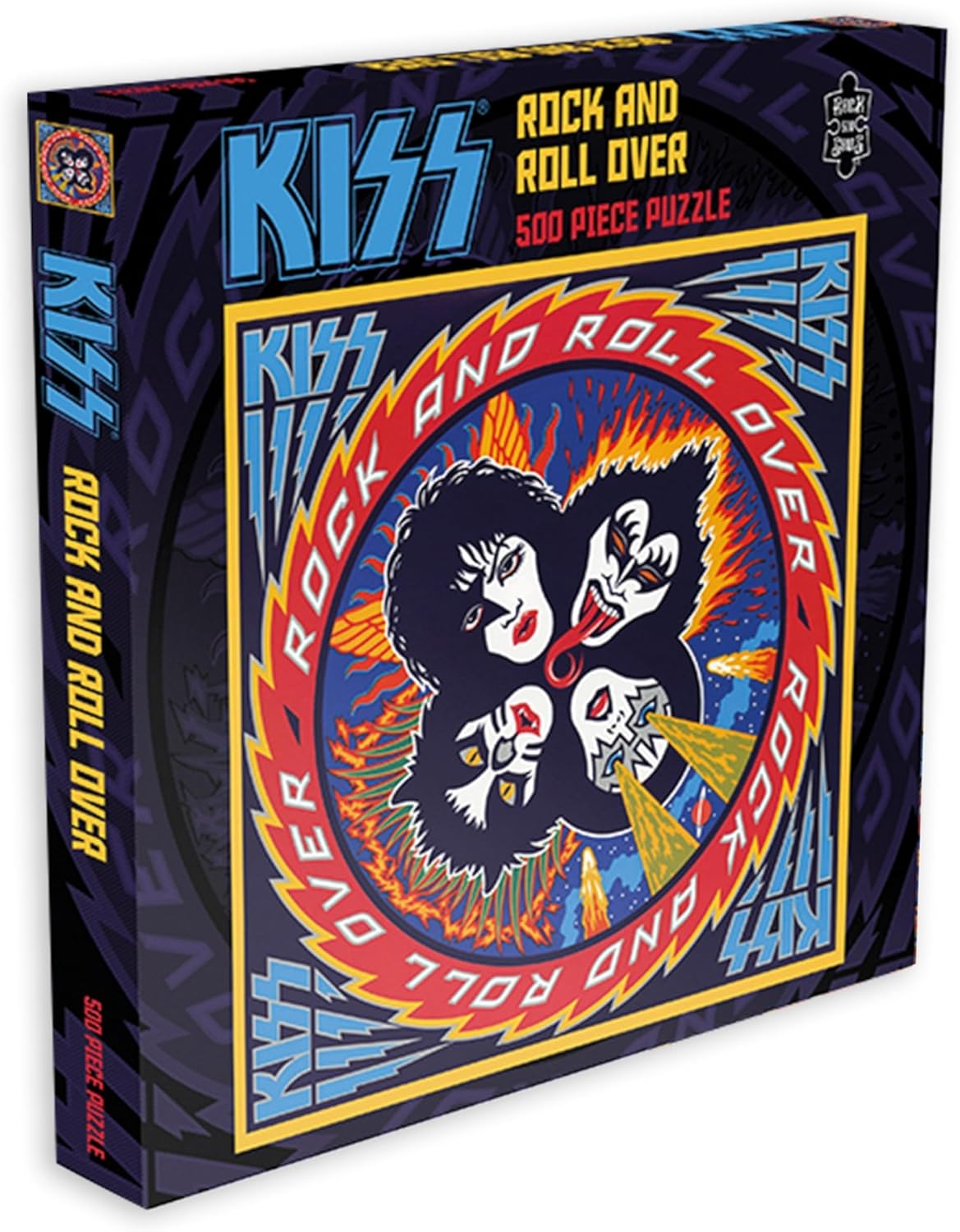 RockSaws - Kiss Rock & Roll Over (500 Piece Jigsaw Puzzle)