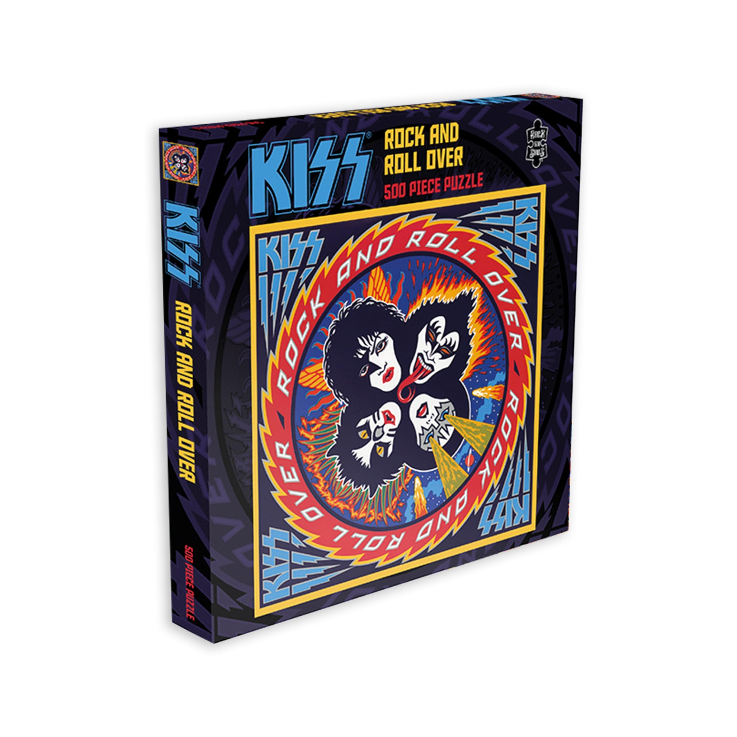 Kiss - Rock and Roll Over - 500 Piece Jigsaw Puzzle - Officially Licenced - Perfect for Adults, Family and Rock Fans