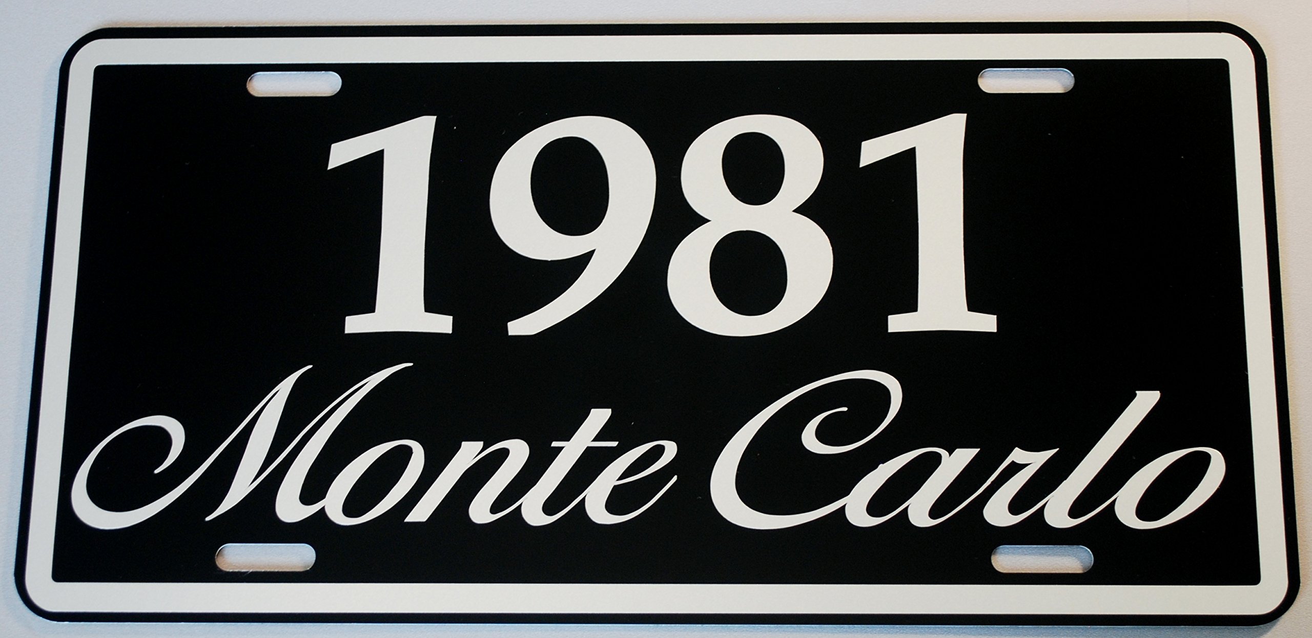 Amazon.com: 1981 81 Monte Carlo Metal License Plate TAG 6 X 12