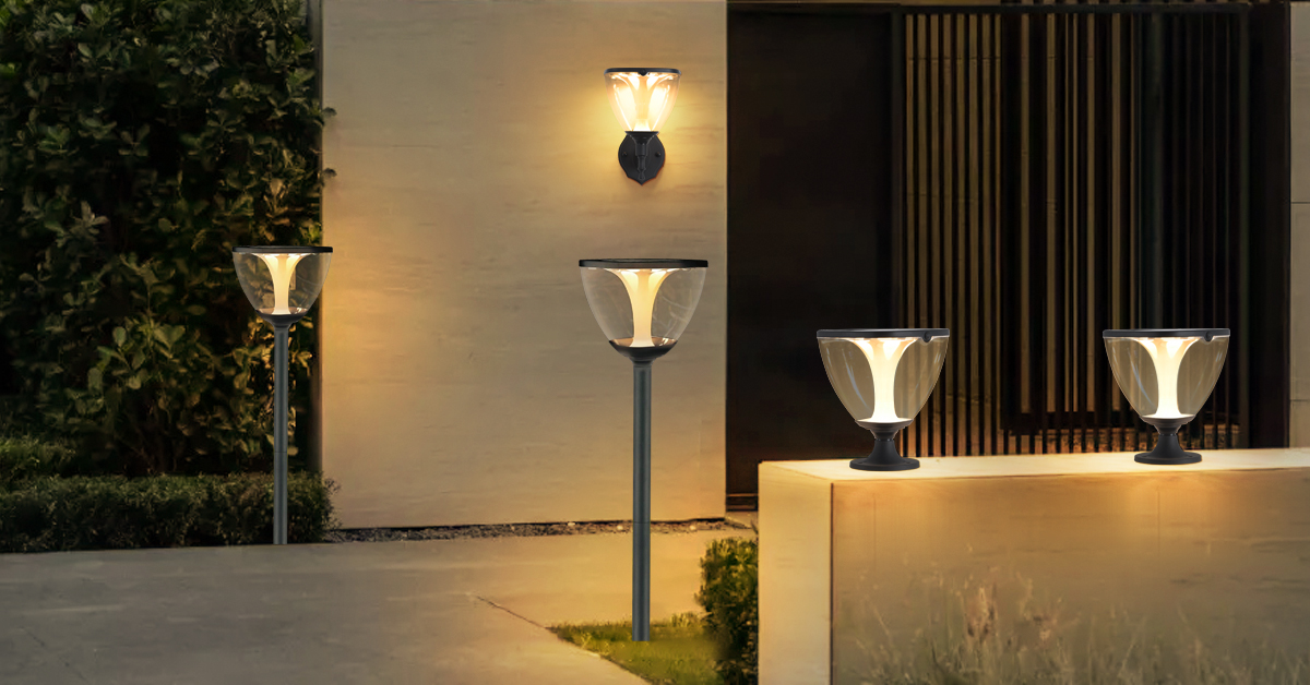 Lepwings Faretto Led da Esterno Solare con Cavo 5m, 426LED 2800LM Luci