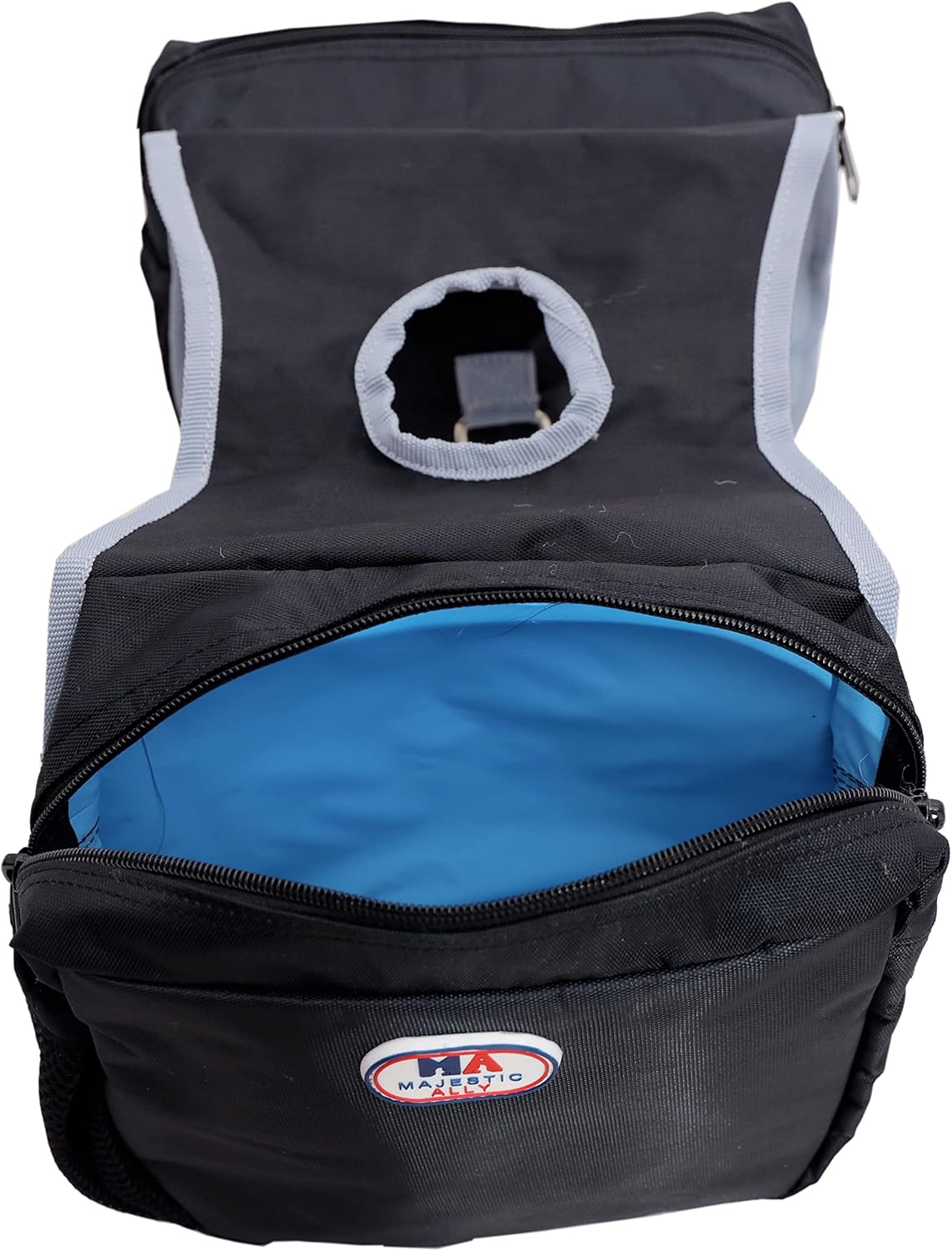 Majestic Ally Insulated Economy Horn Bag for Western Saddle Horse's riding with Convenient Mesh Pockets