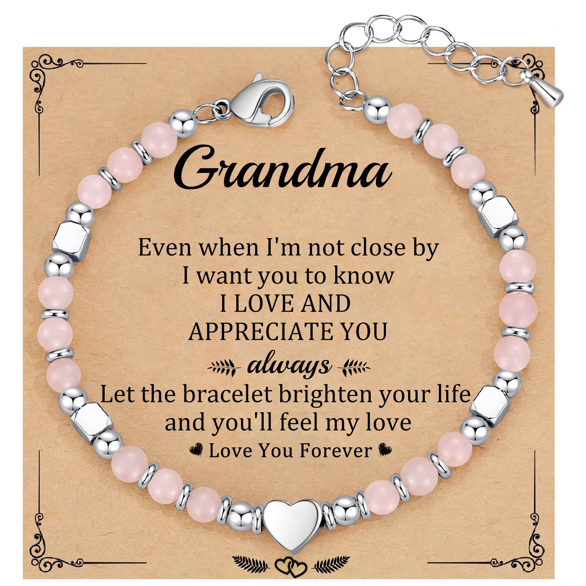 Best Friend Bracelet Gifts for Women Sister Bestie, Christmas Gift for Teens Mom Daughter Granddaughter Birthday Gift for Her Stocking Stuffers