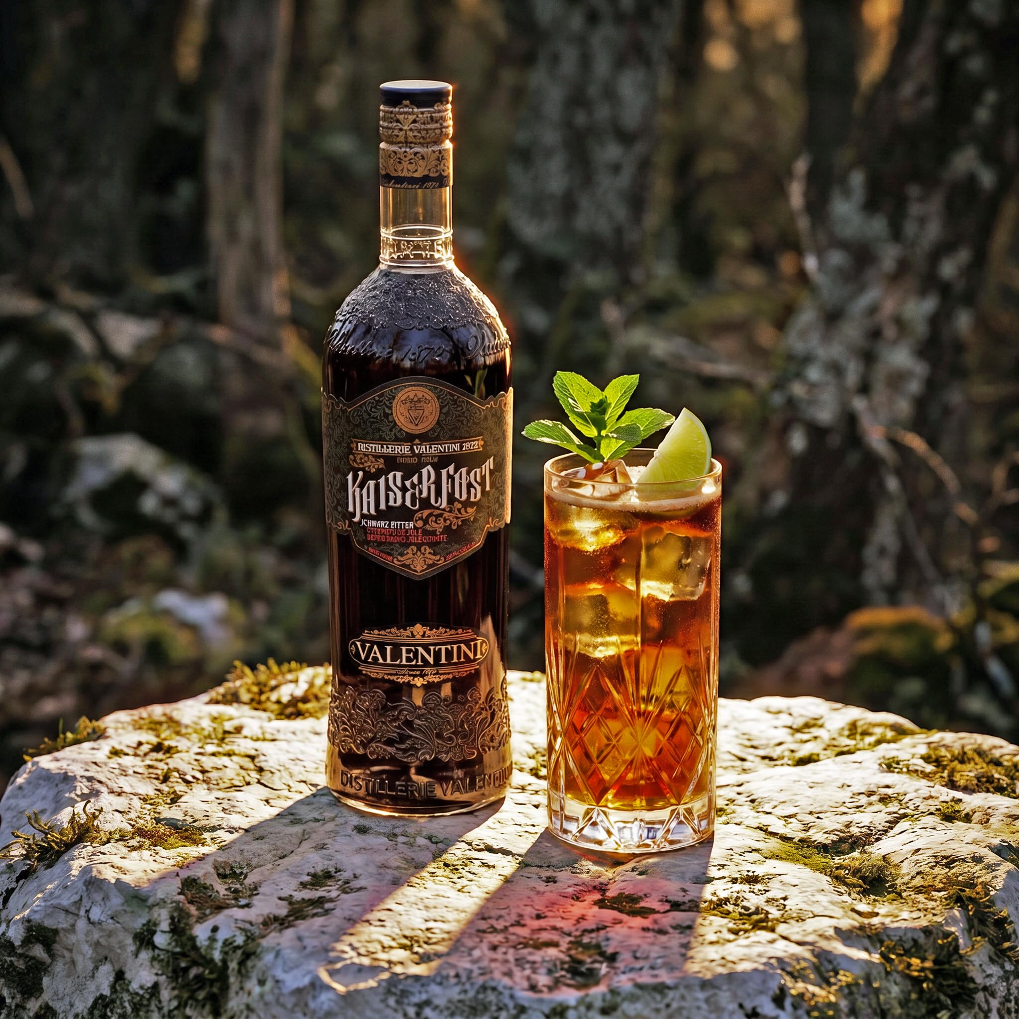 Amaro Kaiserfost, Liquore Alpino Premium alle Erbe, Digestivo Artigianale Italiano