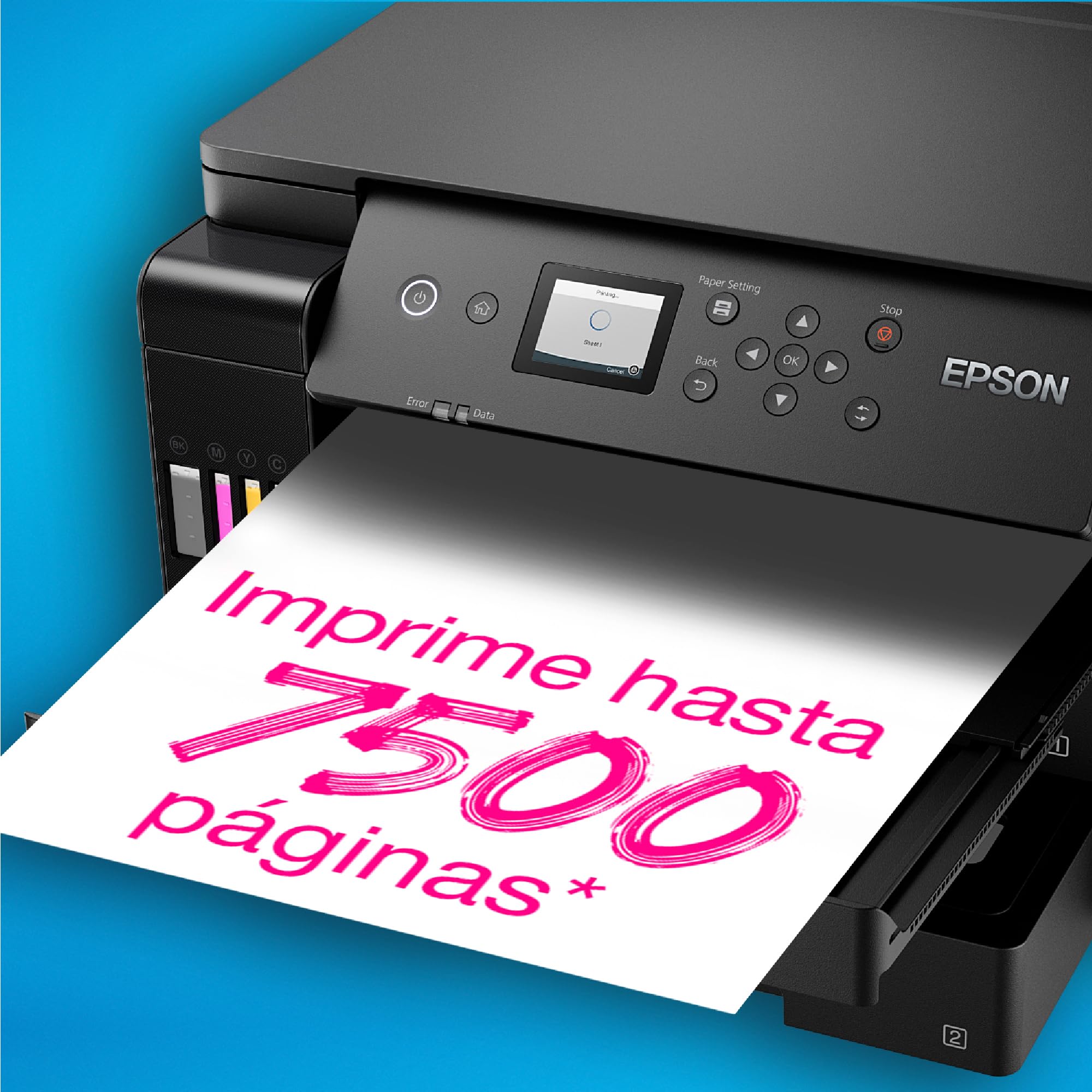 Epson EcoTank ET-16150 Impresora de Depósito de Tinta | para Pequeña Oficinas y Pymes | Wi-Fi | A3+ | Imprime a Doble Cara | Pantalla LCD 6,1cm | Tinta Incluida para 3 Años