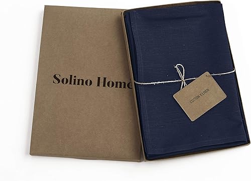 Miniatura 4 de Solino Home Dru - Juego de 6 manteles individuales de tela natural de 14 x 19 pulgadas, lavables a máquina, para otoño, Acción de Gracias, Navidad,