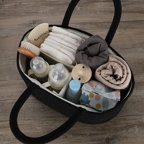 Miniatura 6 de XUANGUO Organizador de pañales para bebé para niñas y niños, cesta de almacenamiento de cuerda, cesta de almacenamiento portátil para cambiador,