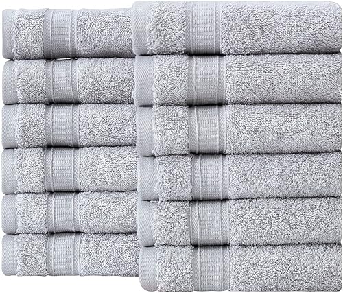 Miniatura 104 de Juego de 2 toallas de baño de lujo de La Hammam para baño, spa, gimnasio, ducha, piscina, dormitorio universitario Toallas de baño turcas