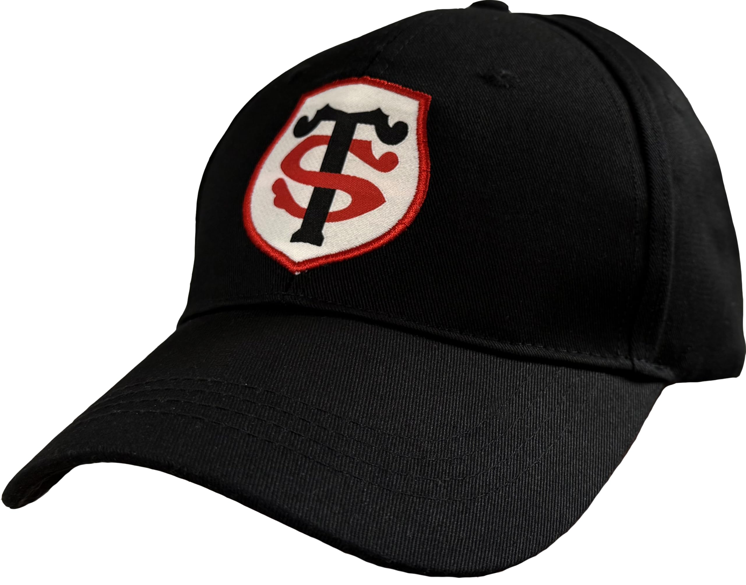 STADE TOULOUSAIN Toulouse Kappe, offizielle Rugby-Kollektion, verstellbare Größe, Schwarz , Einheitsgröße