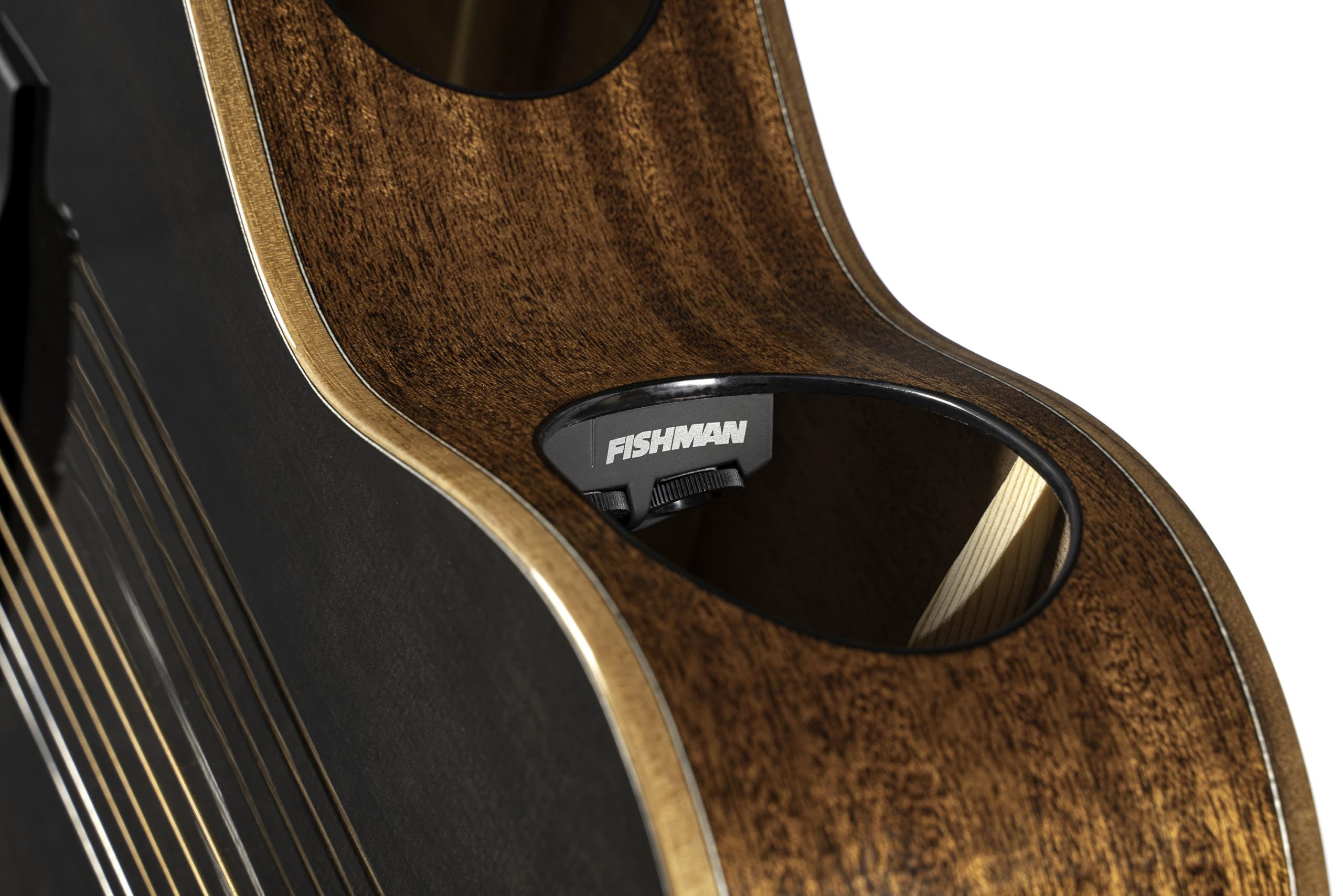 Cort Masterpiece Series Modern Black A/E Gitarre mit Koffer
