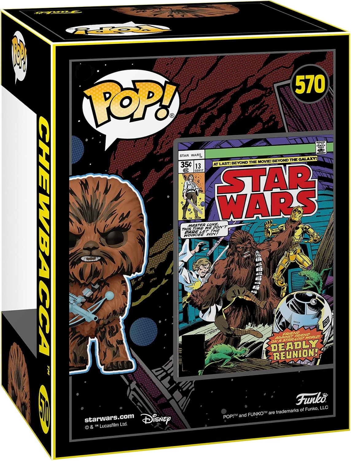 Funko Pop! Star Wars: Retro Series - Chewbacca, Special Edition Exclusive Vinyl Bobblehead #570