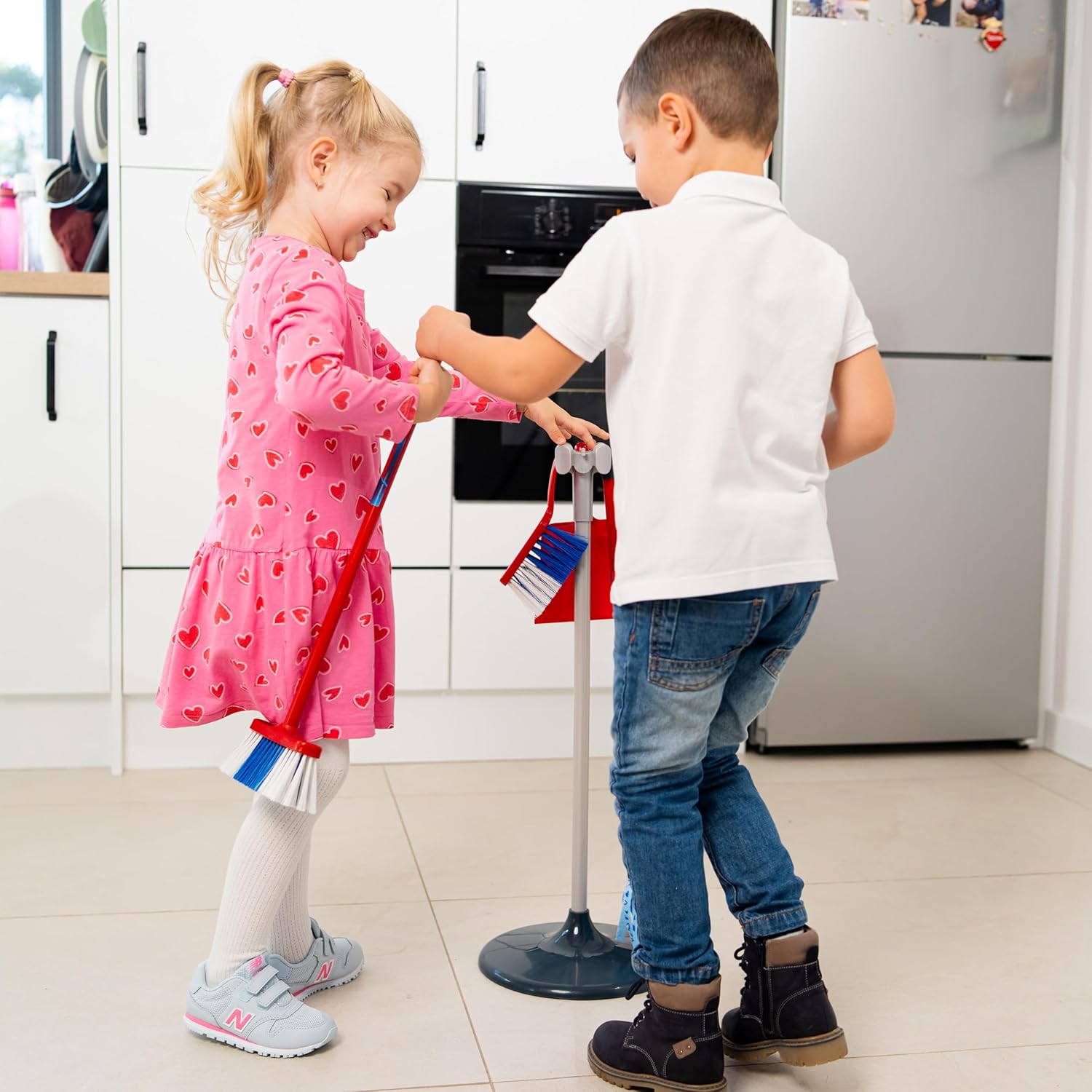Theo Klein 6765 Poste De Nettoyage Vileda Cleaning Station, Toy, Multi-Colored