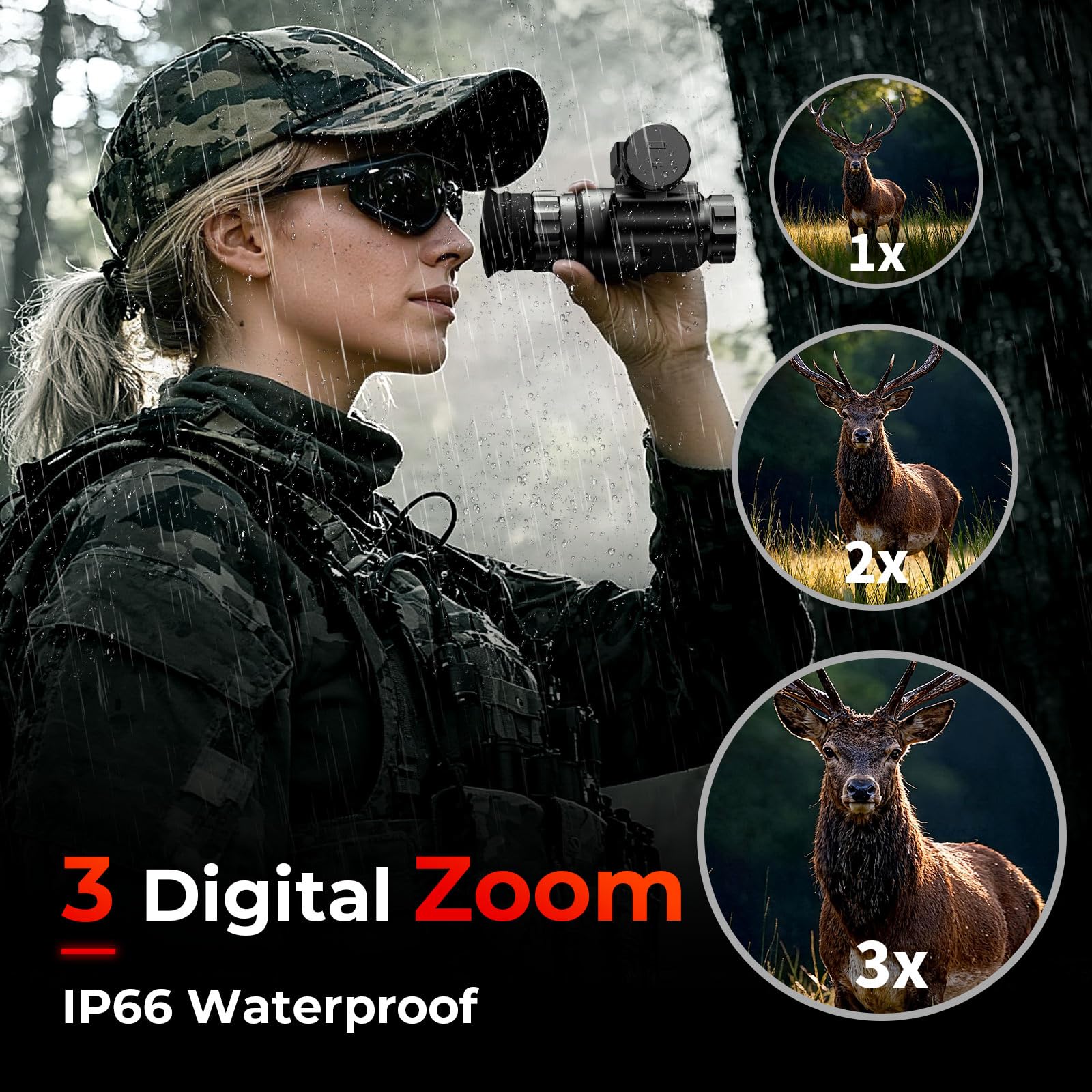 Amazon.co.jp: GOYOJO 暗視鏡 デジタルナイトビジョンゴーグル 単眼鏡