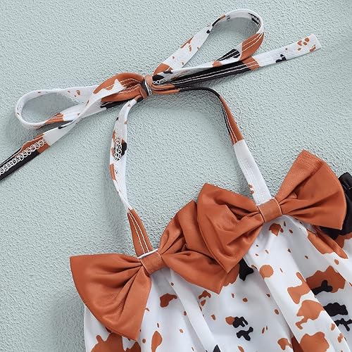 Miniatura 3 de Trajes de baño para niña pequeña, traje de baño para bebé, conjunto de bikini, traje de baño de 3 piezas, traje de playa de verano, parte superior y