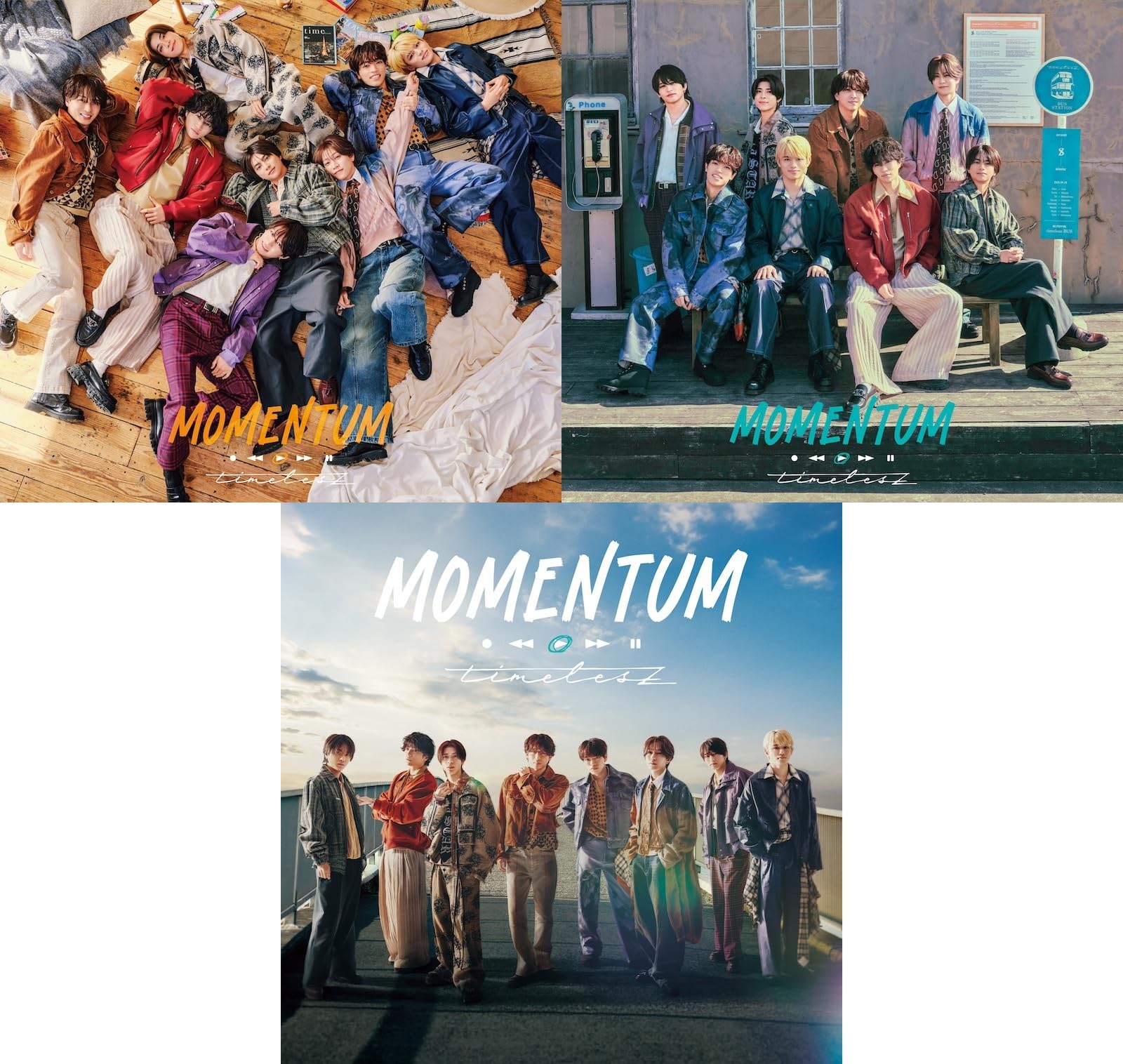 Amazon | 【3形態同時購入特典+限定先着 timelesz MOMENTUM 【初回盤