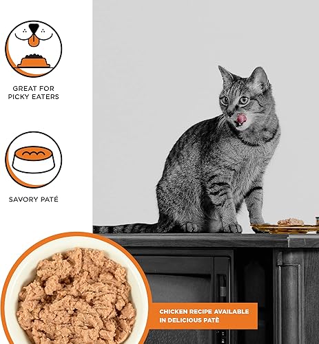 Miniatura 2 de BIXBI Rawbble Wet Food for Cats Paté de pollo 2.75 onzas (caja de 24)