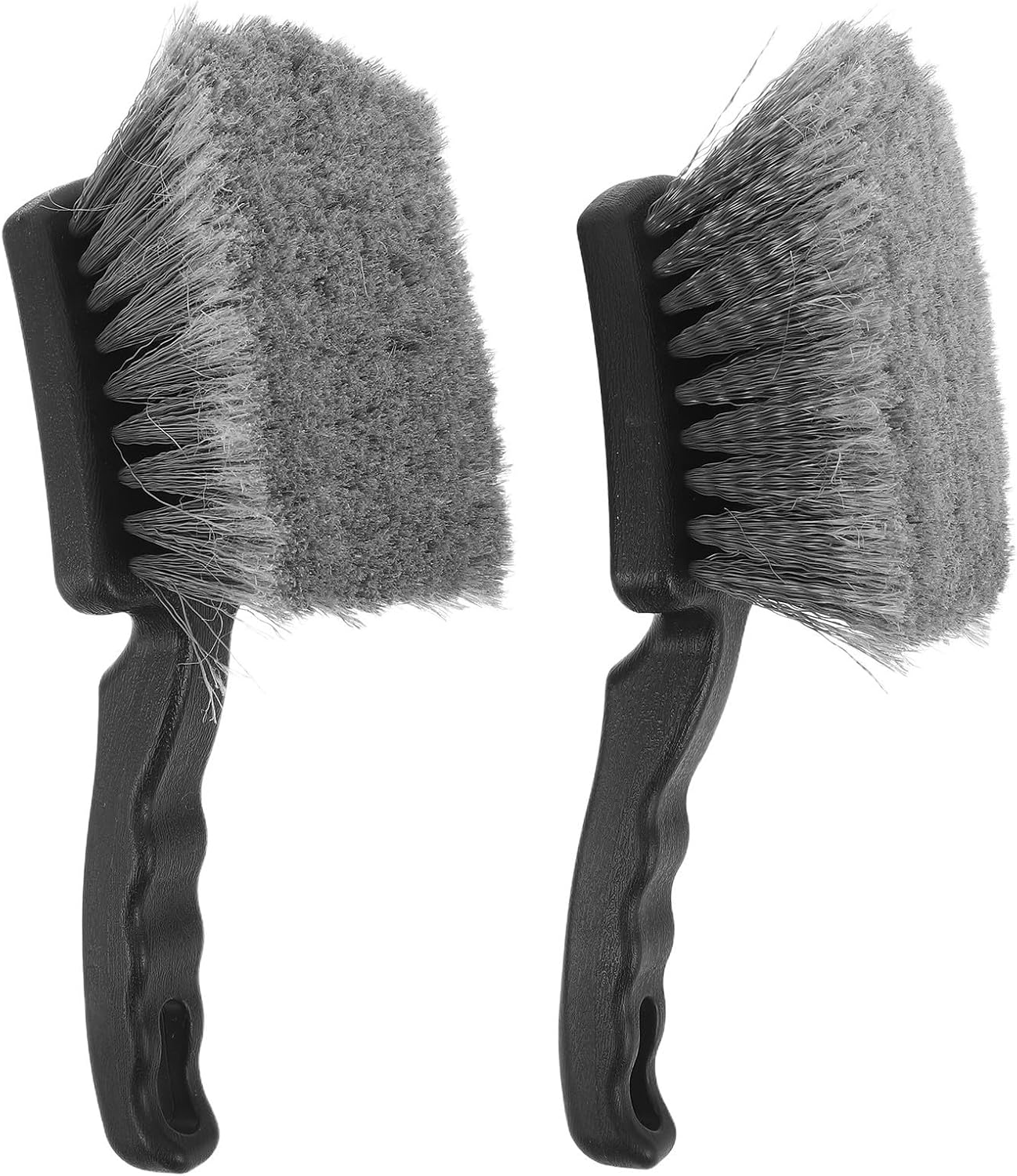 Levemolo 2pcs Ergonomic Handle Bird Bath Cleaning Brush with Hard Nylon Bristles for Deep Outdoor Cleaning of Birdbaths and Feeders, Multi-Functional Scrub Brush for Garden Maintenance