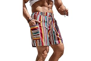Boho Shorts for Men In Summer Style