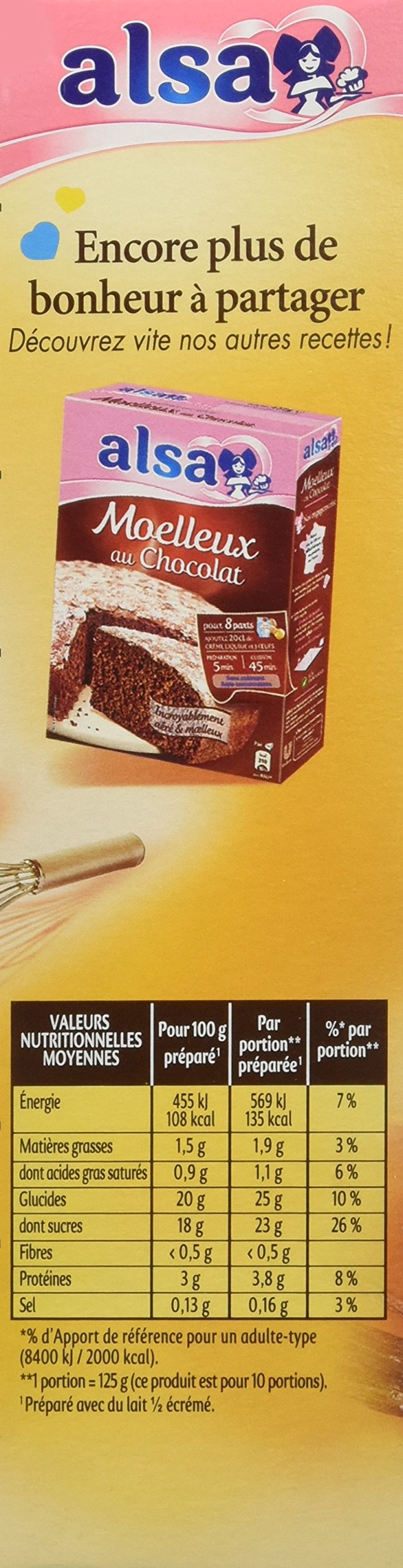 Alsa Préparation Flan Aux Œufs Vanille des Isles 2 Sachets 250g - Lot de 3