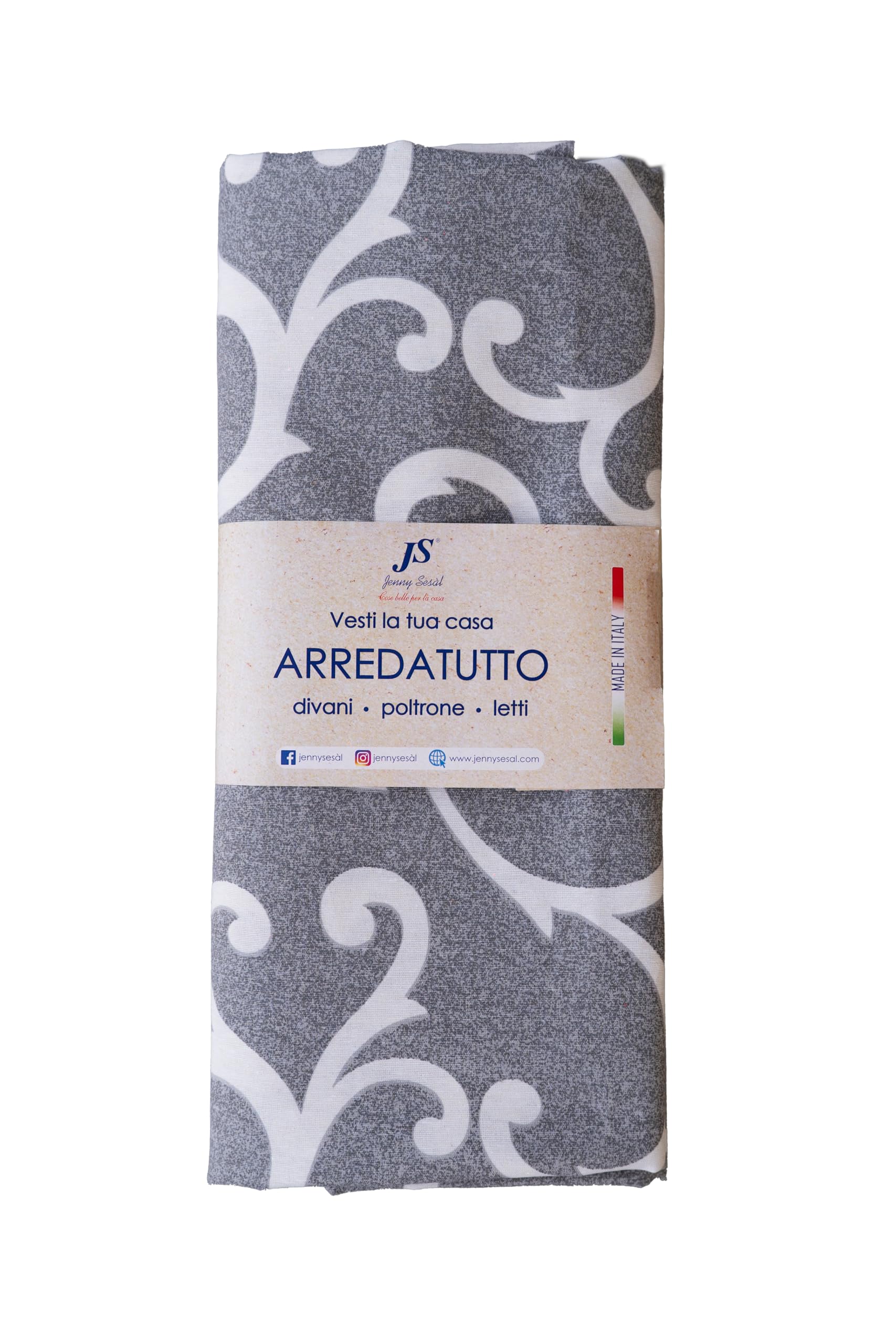 Jenny Sesal - Furnished Gran Scarf (Double, Grey Lily)
