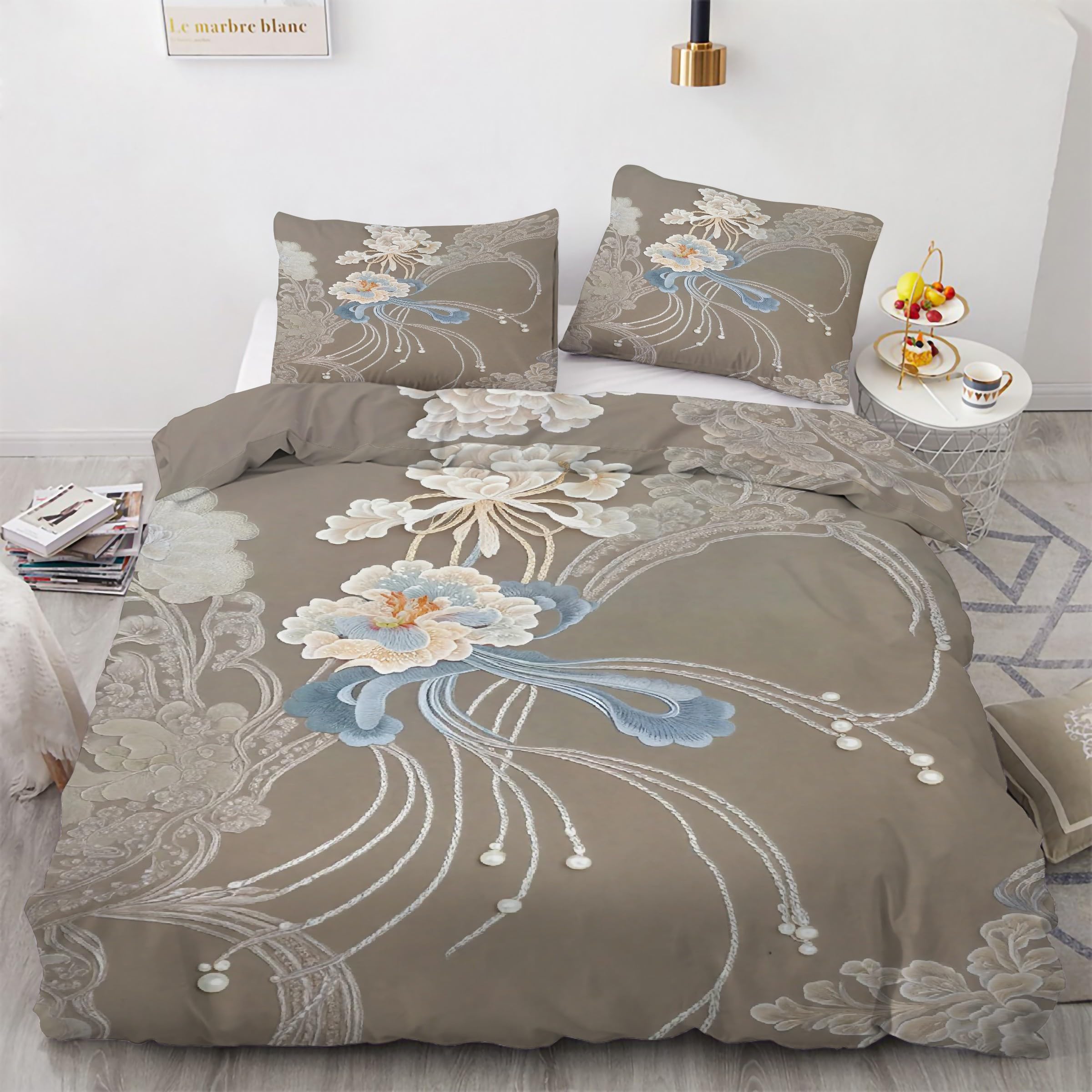 Housse de couette 90x190 fleurs pour sublimer la décoration de votre chambre