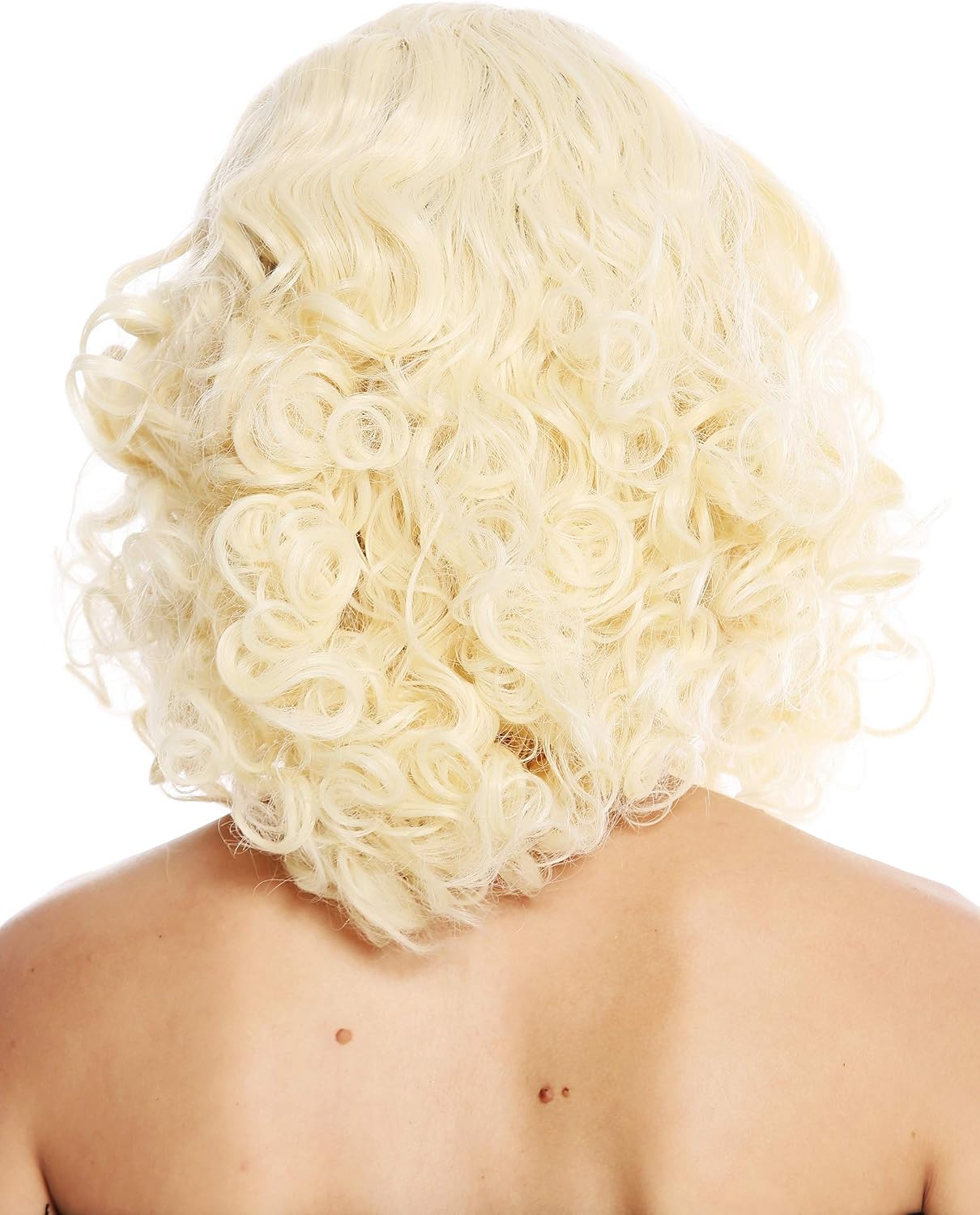 WIG ME UP - GFW3200-613 women's quality wig shoulder length middle parting curls curly light blonde, platinum blonde (613) - Image 5
