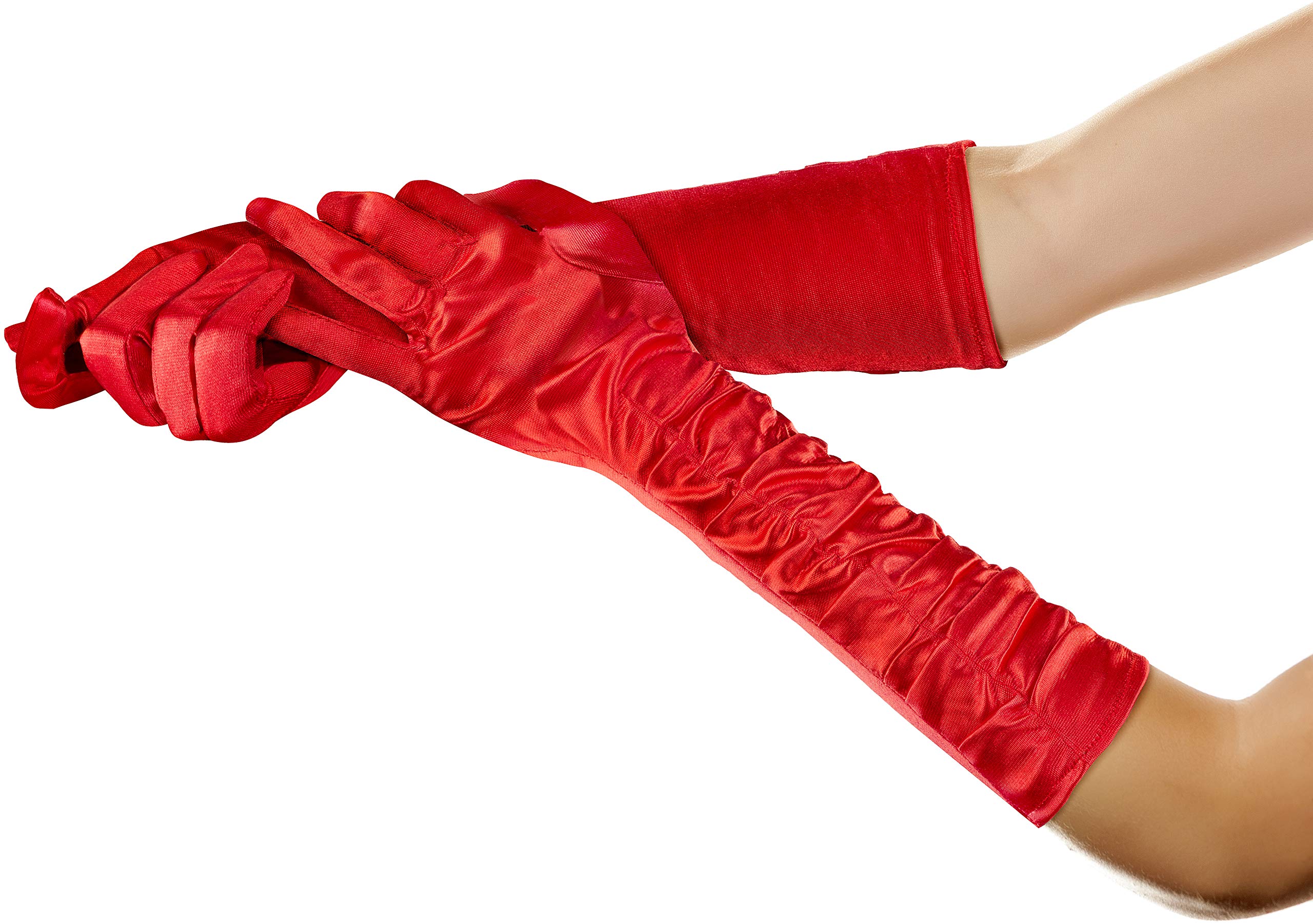 Gants En Coton Noir - Taille Unique - Déguisement Années 20, Carnaval, Soirée - Homme Et Femme