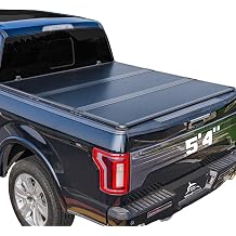 Hard Folding Truck Bed Tonneau Cover Compatible with Honda Ridgeline 2017-2026 5 ft Short Box, Tri Fold Style