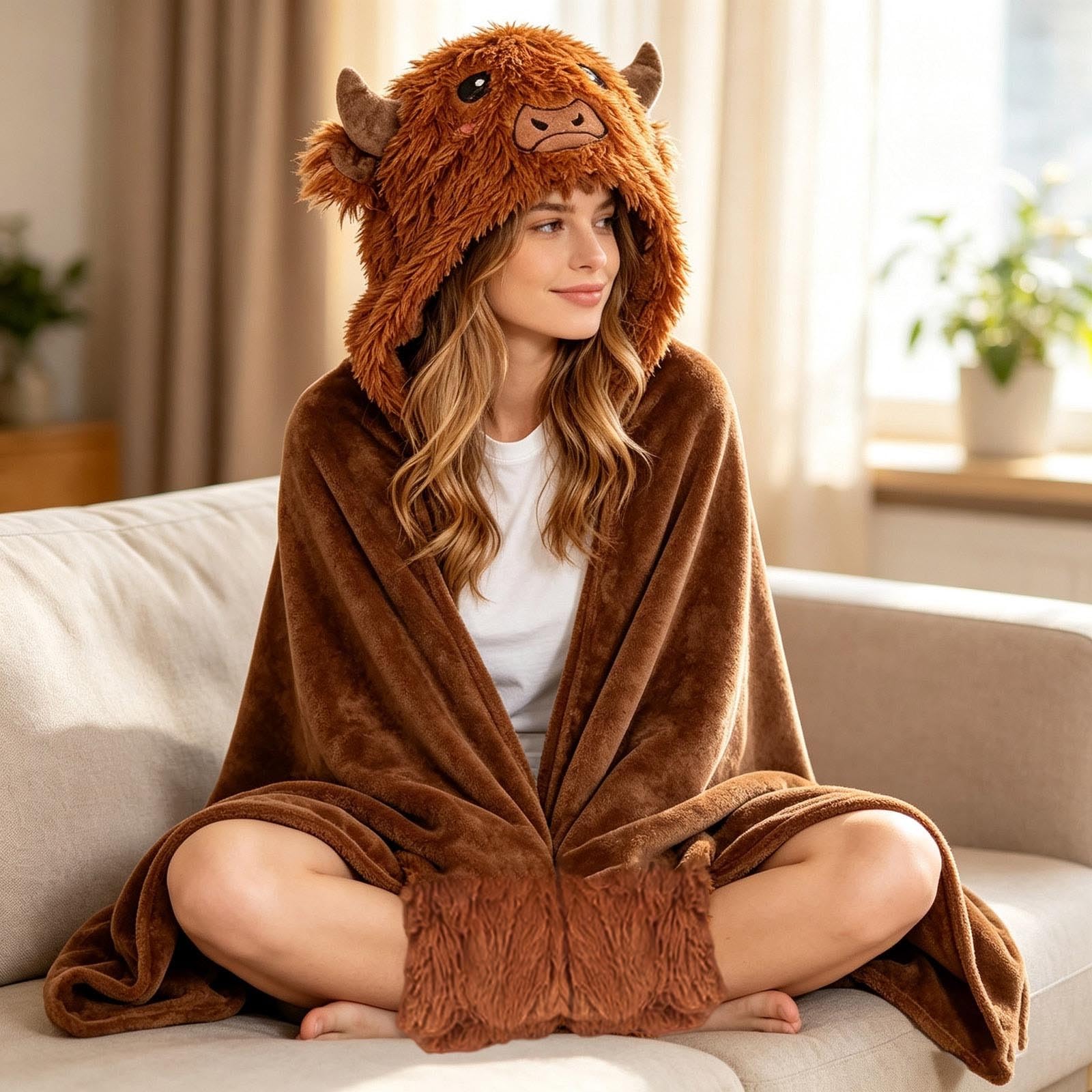 Pigiama intero da donna per adulti, costume di animali, per cosplay e carnevale, morbido e confortevole, tuta lunga, vestibilità ampia
